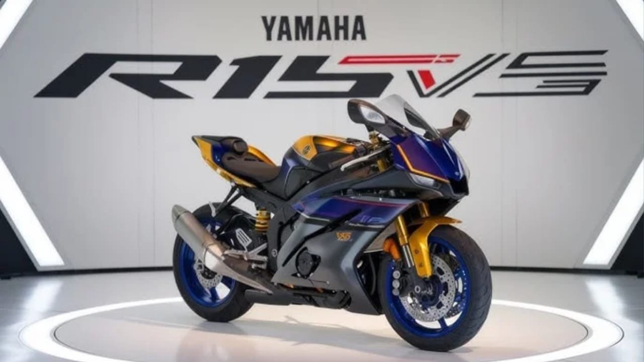 Yamaha R15 V5 Bike 2026 – 155cc VVA Engine, 18.4PS Power, Quick Shifter Tech & 55KM/L Mileage at Just ₹75,000!